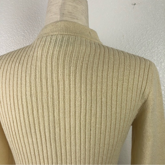 St. John Knits Vintage Cream Sweater Dress - Picture 8 of 14